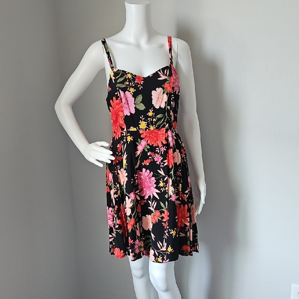 Floral Spaghetti Strap Dress